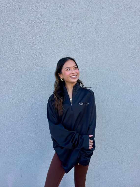 Black Walton QuarterZips image