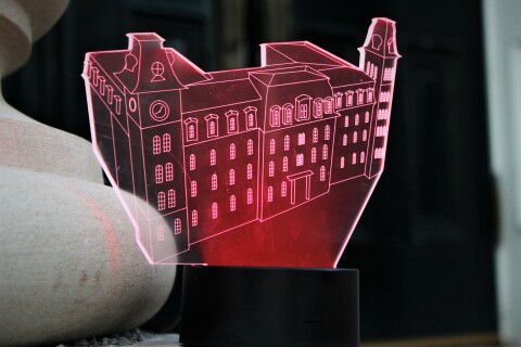 Old Main Hologram Red